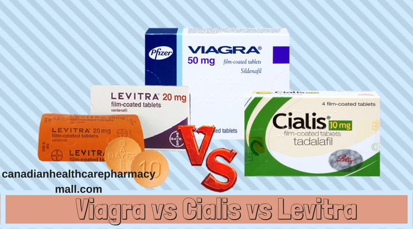 Viagra vs Cialis vs Levitra
